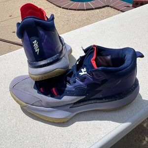 Nike Air Jordan Zion 1 PF ‘Blue Void Fierce Purple’ Shoes size 9, DA3130-400